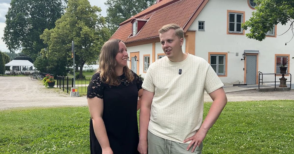 Brudgummen fick &aring;ka ambulans &ndash; nu f&aring;r paret ett nytt br&ouml;llop