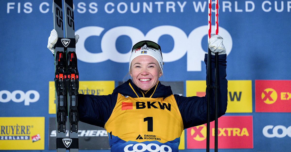 Cross-country: Jonna Sundling wins Davos freestyle sprint after photo finish