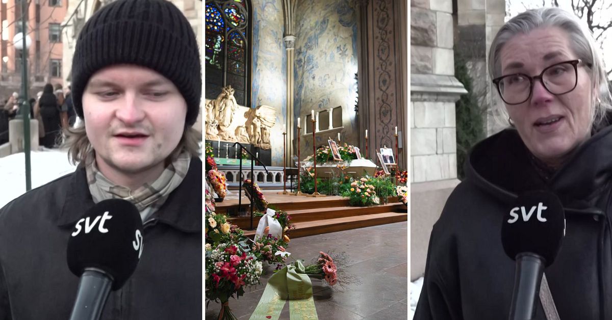 Stor uppslutning n&auml;r My, 25, begravdes: &rdquo;V&auml;ldigt tungt&rdquo;