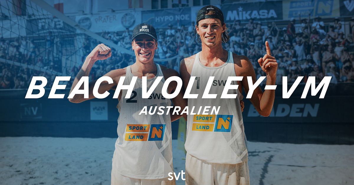 Hölting Nilsson/Andersson i 16-delsfinal i beachvolleyboll-VM