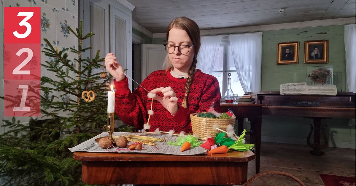 200 år gammalt julpyssel Tre varianter att göra i advent SVT Nyheter