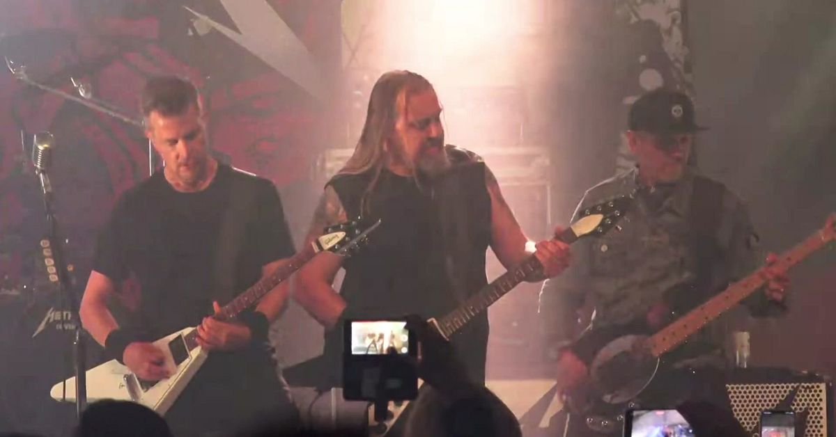 Medel&aring;lders m&auml;n spelar Metallica f&ouml;r att k&auml;nna sig som ton&aring;ringar igen