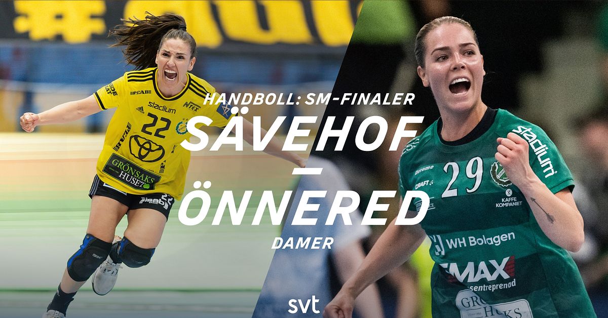 17.55: Sävehof kan säkra SM-guldet – se finalmatchen mot Önnered