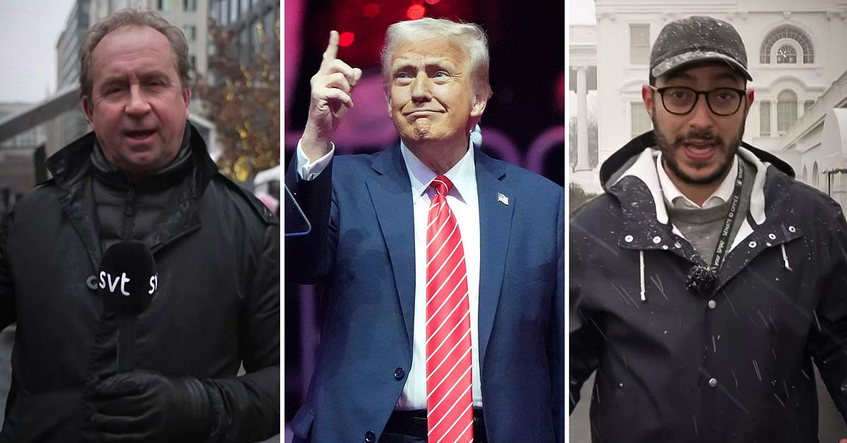 SVT på plats inför Donald Trumps installation: ”Myndigheterna nervösa ...