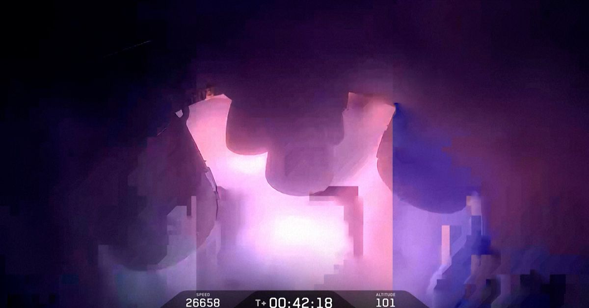Musks Starship exploderade efter kort rymdfärd