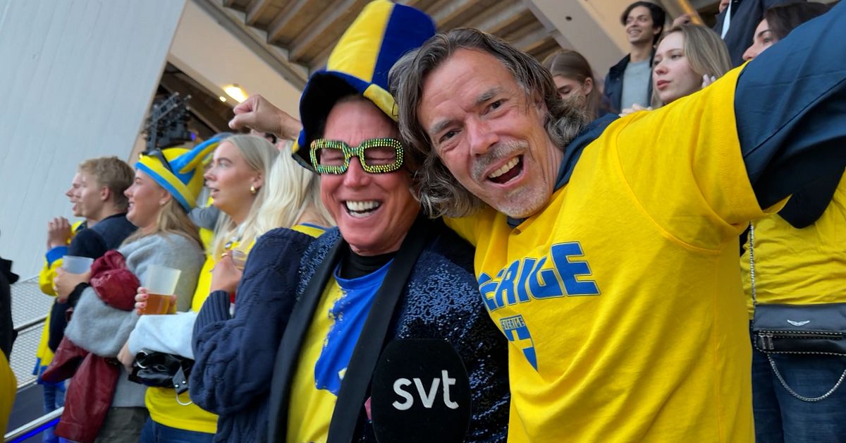 Vilda firandet vid Ullevi &ndash; efter Sveriges dr&ouml;mstart