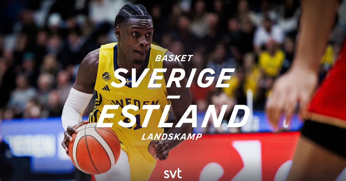Sverige tar emot Estland i EM-genrepet på Hovet