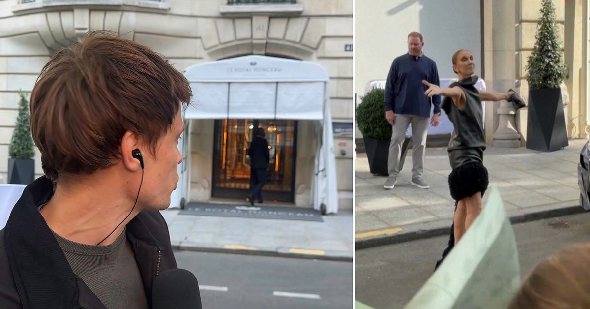 Celine Dion-feber i Paris &ndash; fansen flockas utanf&ouml;r hotellet