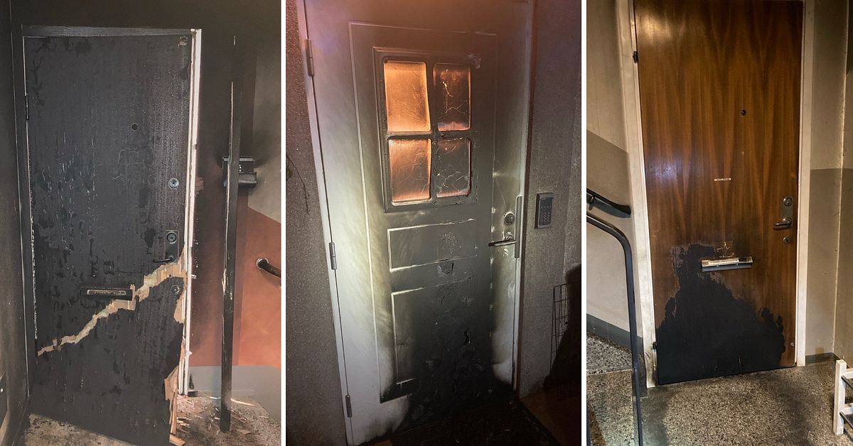 Efter de anlagda bränderna: ”Lås dörrarna till trapphusen”