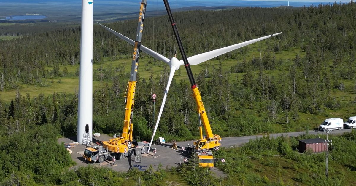 Efter 24 &aring;r &ndash; vindkraftverket i Alm&aring;sa monteras ned och &aring;terbrukas