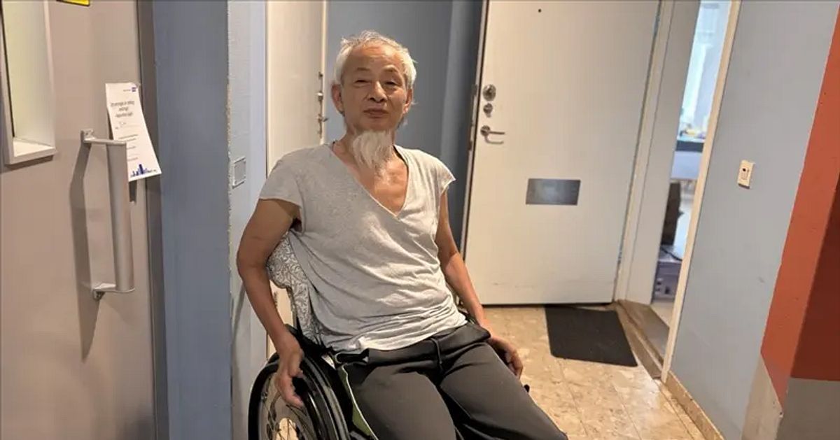 Hissen st&aring;r hela sommaren &ndash; trapporna en p&auml;rs f&ouml;r funktionshindrade Yamauchi i Kiruna