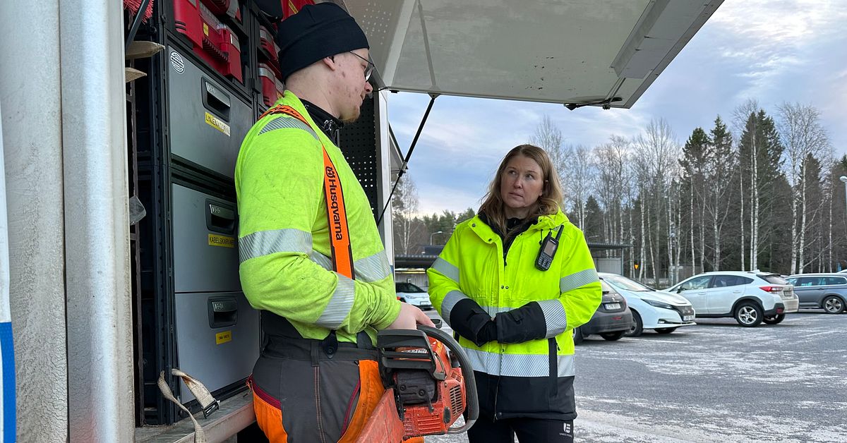 Joel jobbar dygnet runt efter stormen: ”Mycket träd på ledningarna ...
