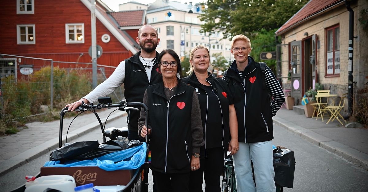De skapar trygghet f&ouml;r eleverna under insparken i Norrk&ouml;ping