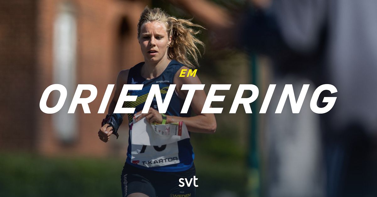 Orientering Se knockoutsprinten från EM i orientering SVT Sport