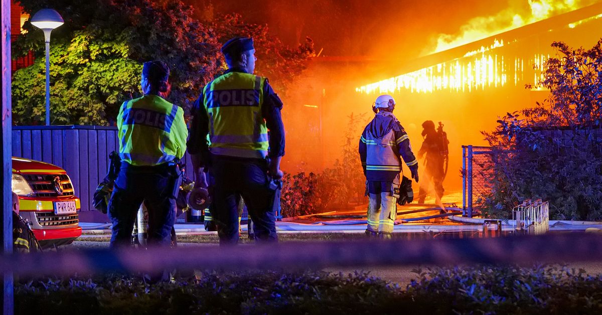 Storbrand i Landskrona