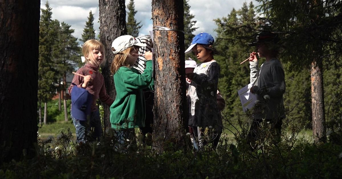 Svappavaaras bortgl&ouml;mda idyll blev skolans nya klassrum