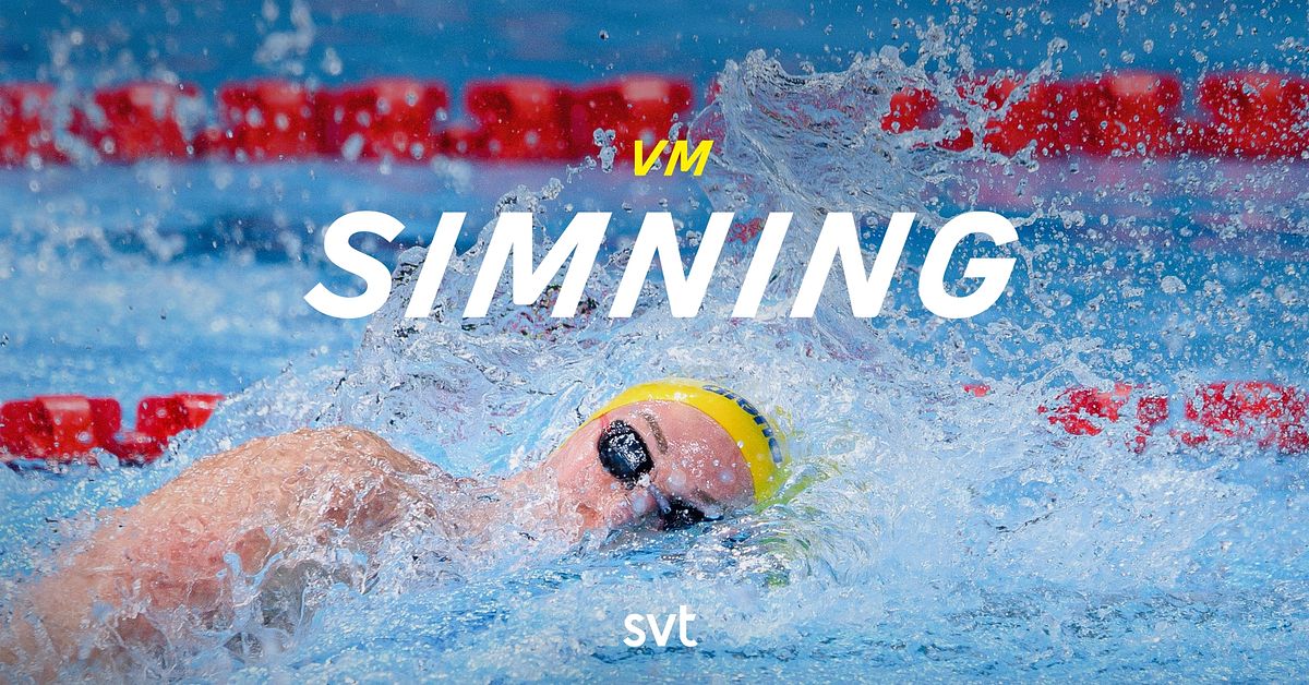 Simning Svenskt deltagande i finalpasset i simVM SVT Sport