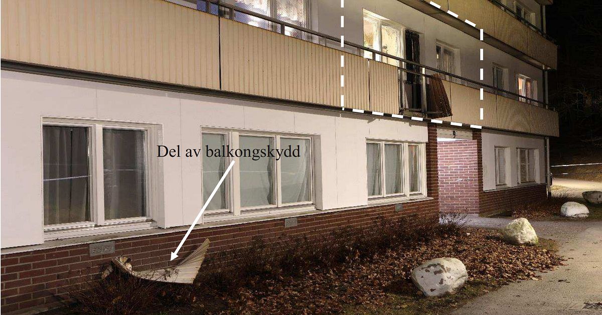 Kastade handgranat mot balkong i Norrk&ouml;ping &ndash; &aring;talas
