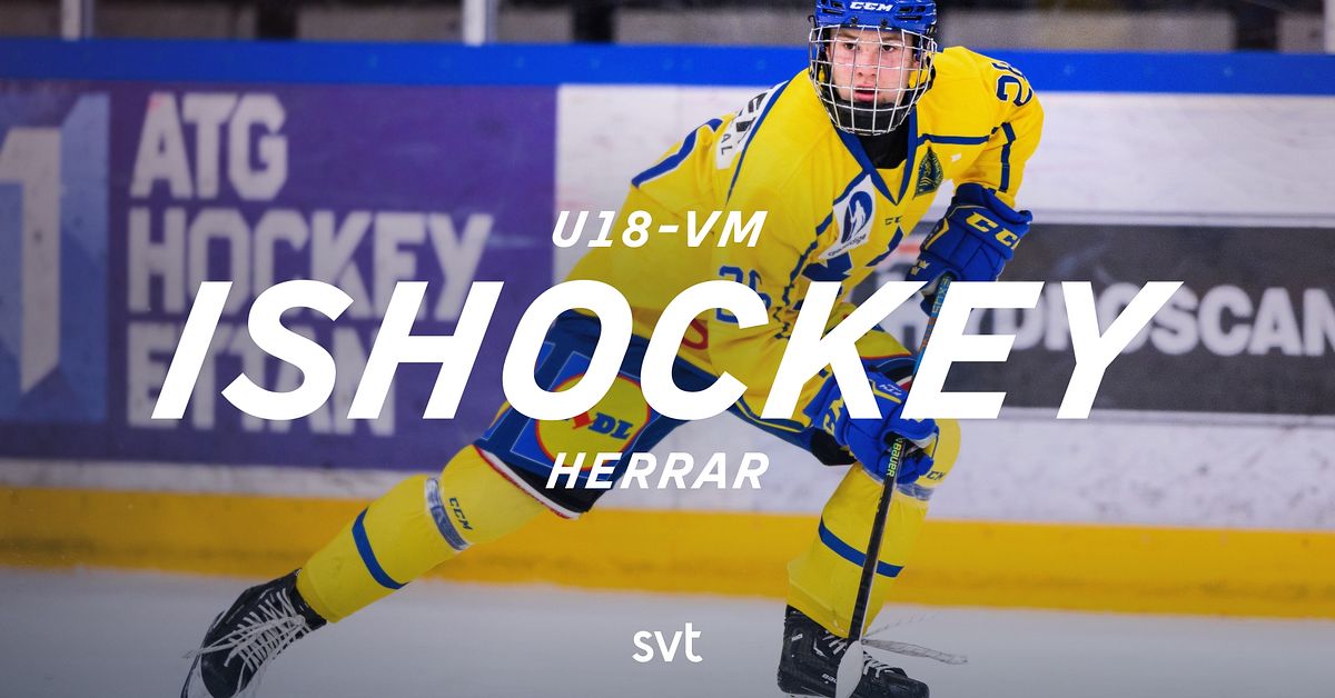 16.00: Se Finland-Sverige i U18-VM i ishockey