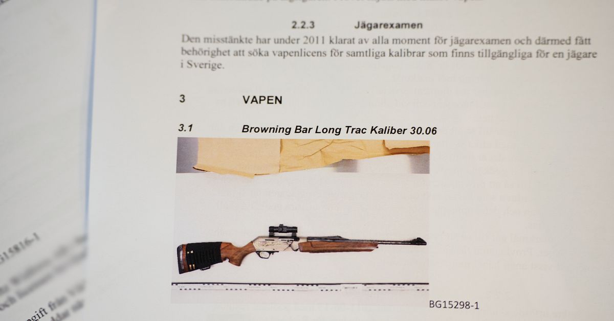 Rickard Anderssons omgivning visste inte att han  hade vapen