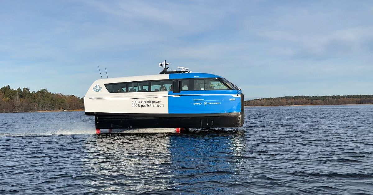 Snart flyger pendelbåten Nova igen – så går pilotprojektet i Stockholm ...