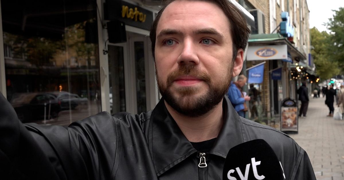 Hampus lindade sin t-shirt runt skottskadad mans ben: ”Chock”