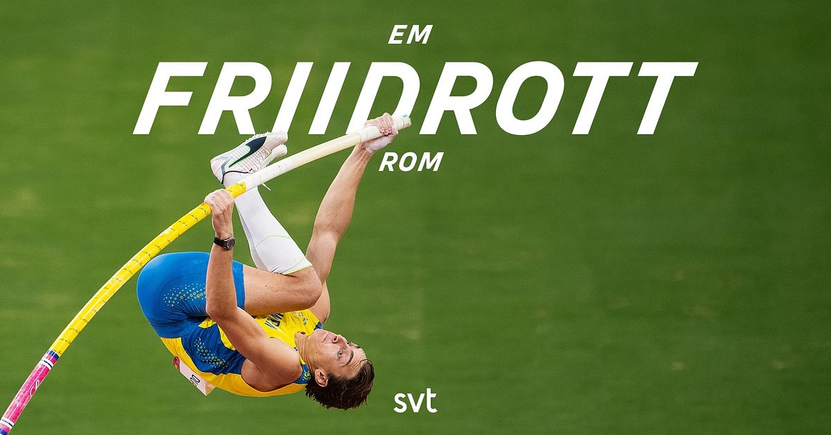 Friidrott Liverapportering FriidrottsEM 2024 SVT Sport