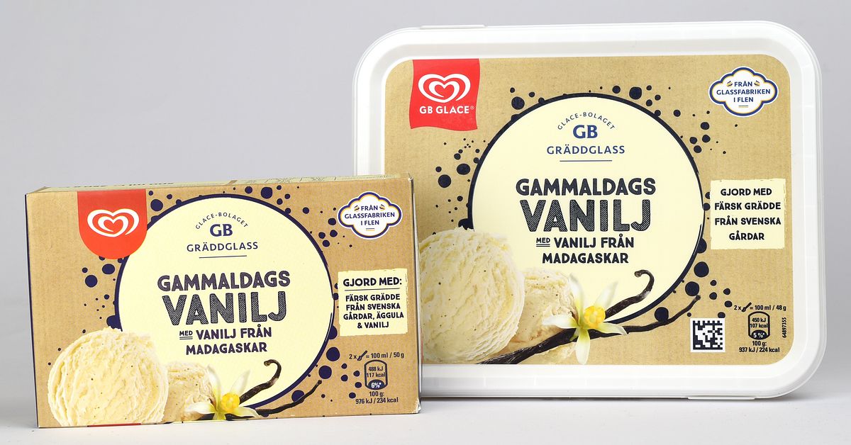 GB glace Gammaldags vanilj utses till &Aring;rets matbluff