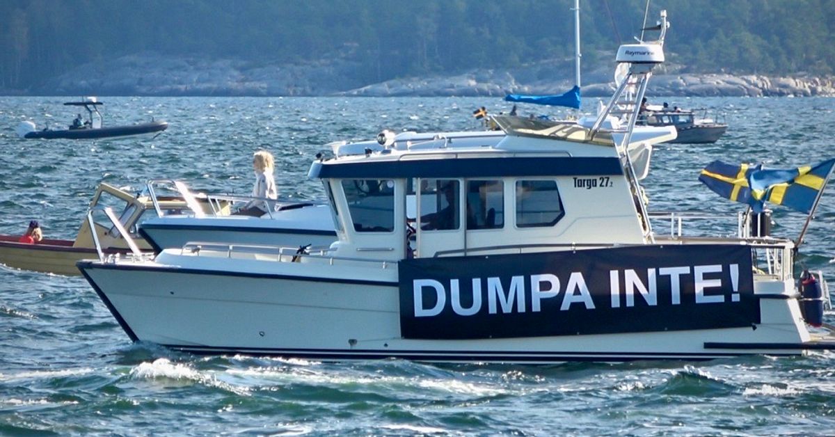 Skulle dumpa giftiga massor i skärgården – planerna stoppas