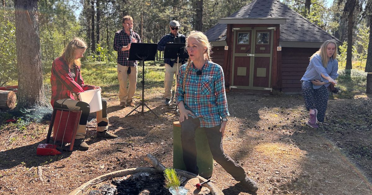 En opera om en f&ouml;rlorad barndomsskog &ndash; mitt i Lainios kalhygge