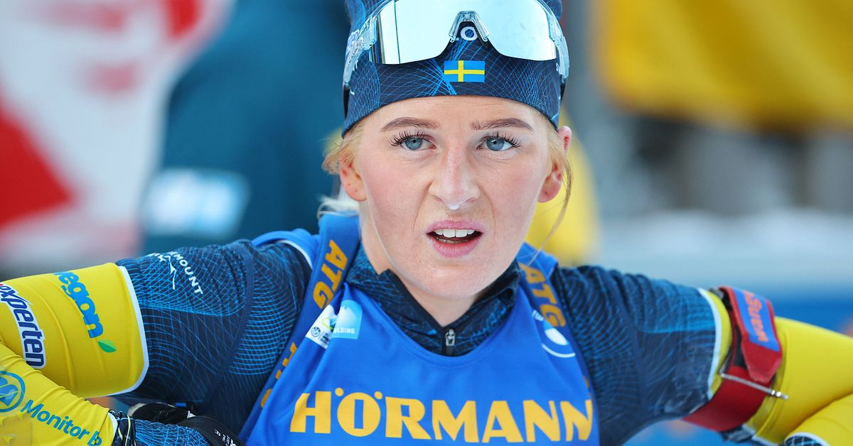 Biathlon: Anna-Karin Heijdenberg Misses Medal in Women's Relay After a Costly Fall