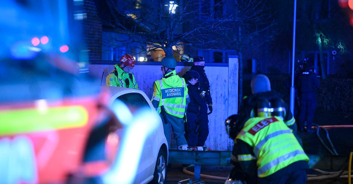 L&auml;genhetsbrand i &Auml;ngelholm &ndash; en person till sjukhus