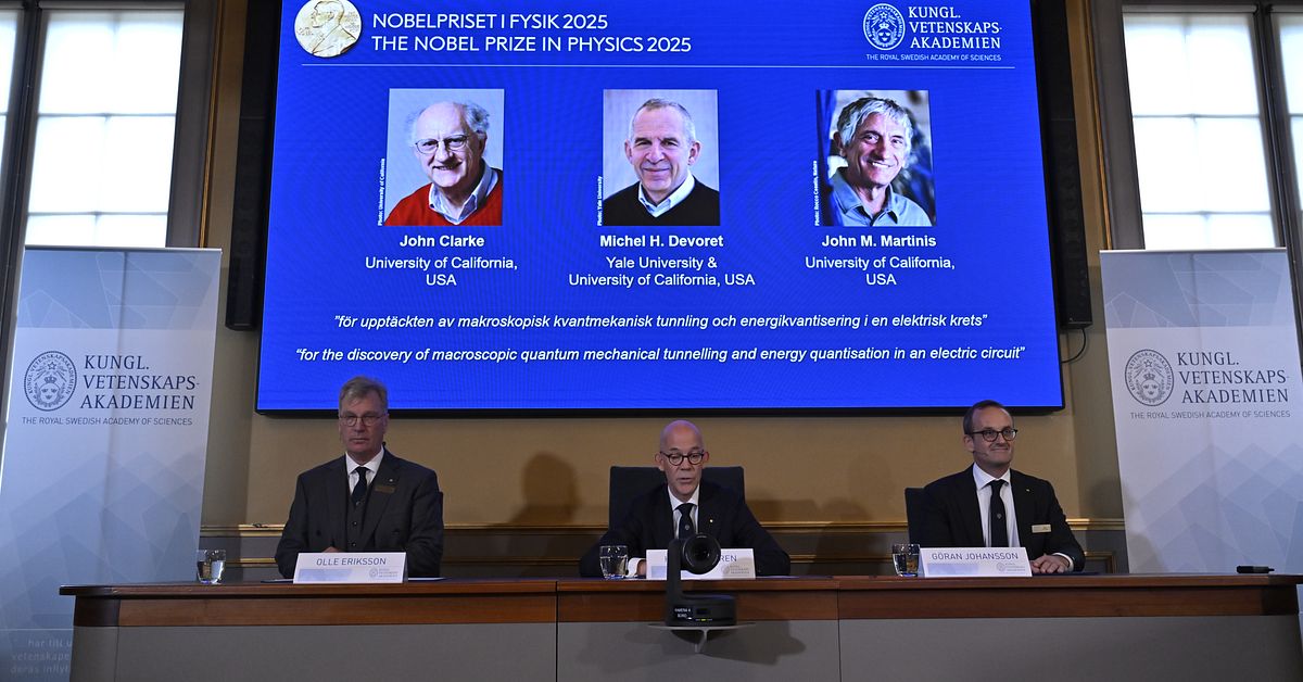 Nobelpriset i fysik 2025 för forskning om märkliga fenomenet ”tunnling”