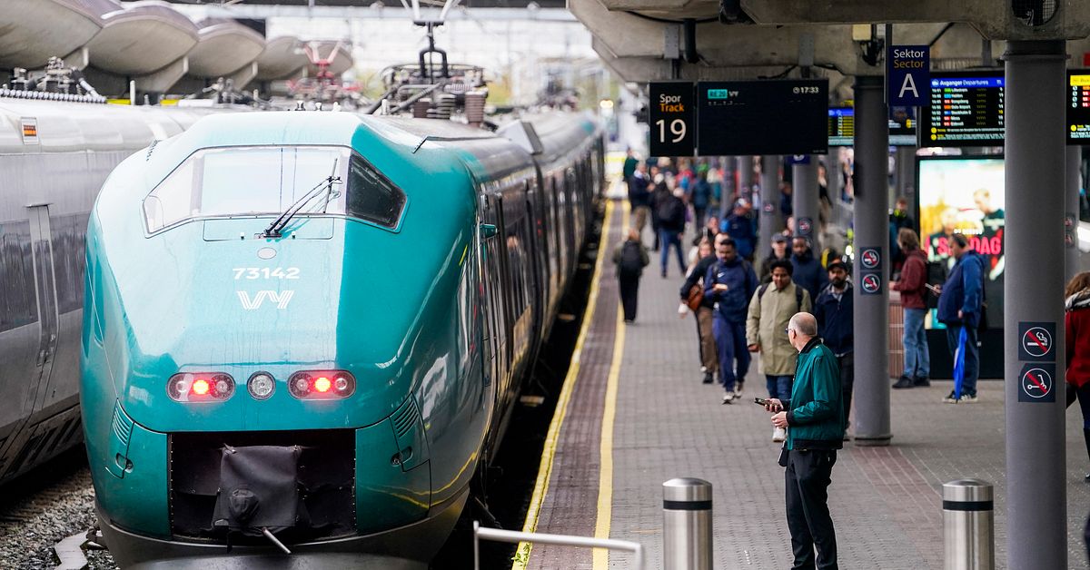 Alla norska t&aring;g st&aring;r stilla &ndash; problem hos Telenor