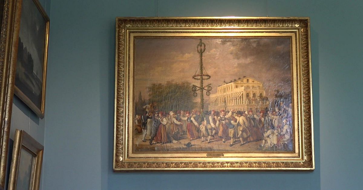 Tj&auml;nstepersonen fick fria h&auml;nder att buda hem tavla till S&auml;fstaholms slott &ndash; landade p&aring; n&auml;ra en miljon