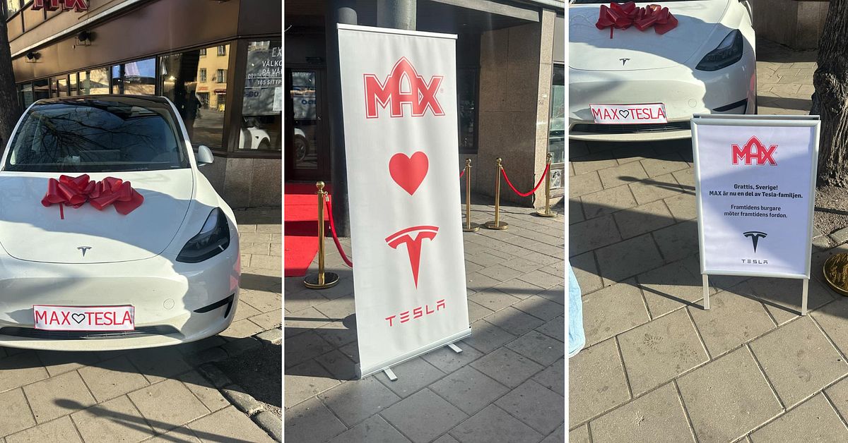 Max ringer polisen efter Tesla-aprilskämt på Medborgarplatsen