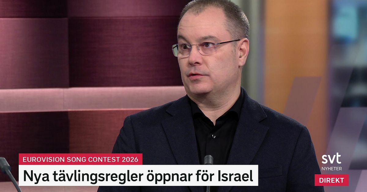 SVT:s besked efter beslutet om Israel i Eurovision song contest