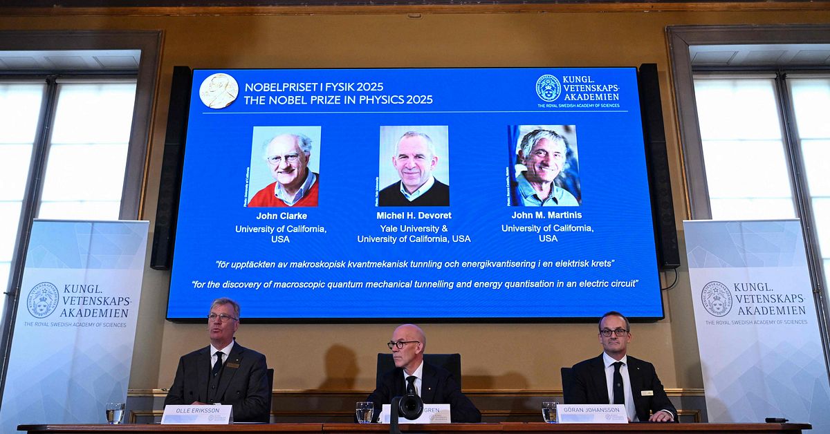 John Clarke, Michel H. Devoret och John M. Martinis får Nobelpriset i fysik 2025