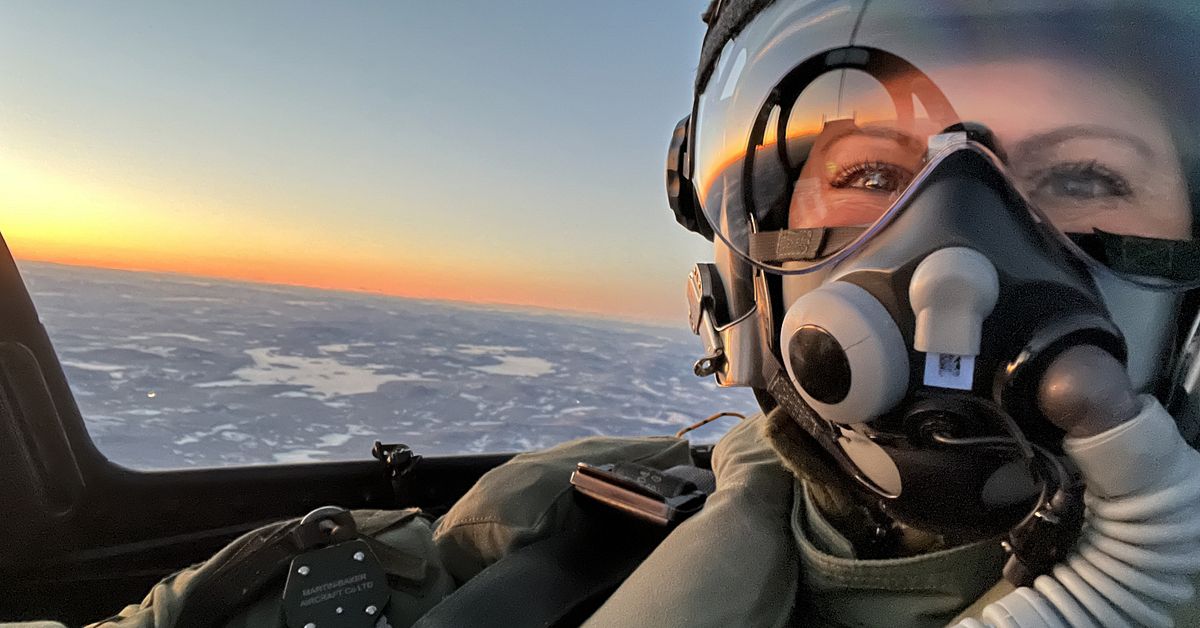 Se när Kronprinsessan flyger med Jas 39 Gripen