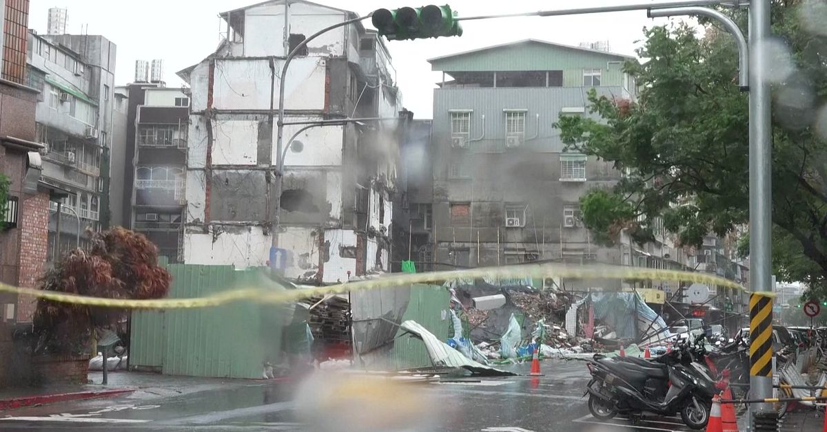 Hundratals skadade i Taiwan efter tyfon