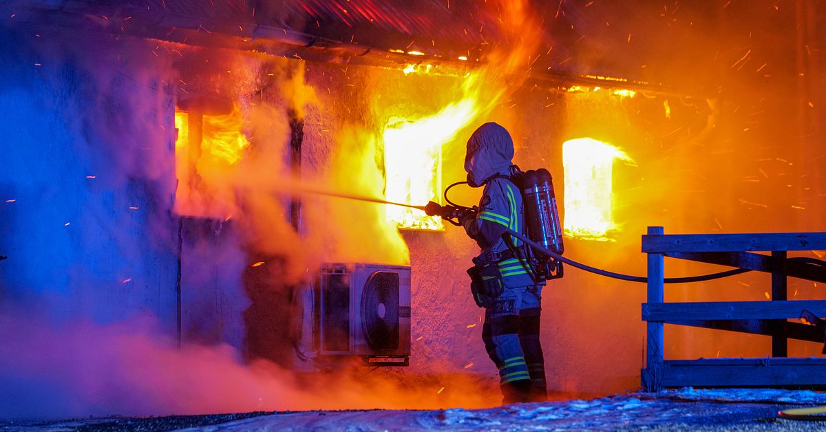 Villa brann ner till grunden utanf&ouml;r Svedala