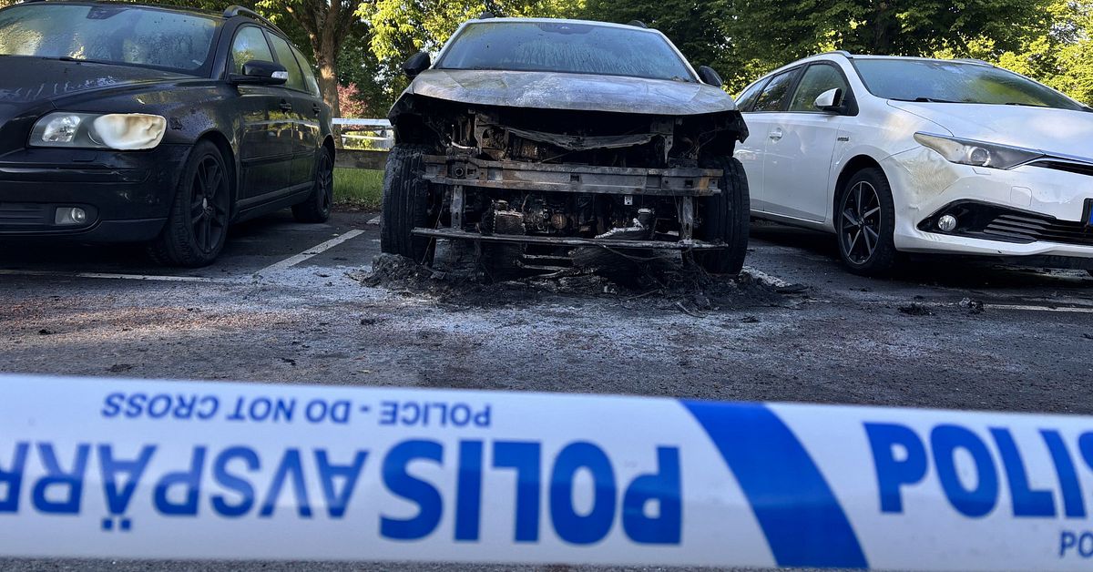 &Auml;nnu en bilbrand i J&ouml;nk&ouml;ping &ndash; sjunde p&aring; kort tid