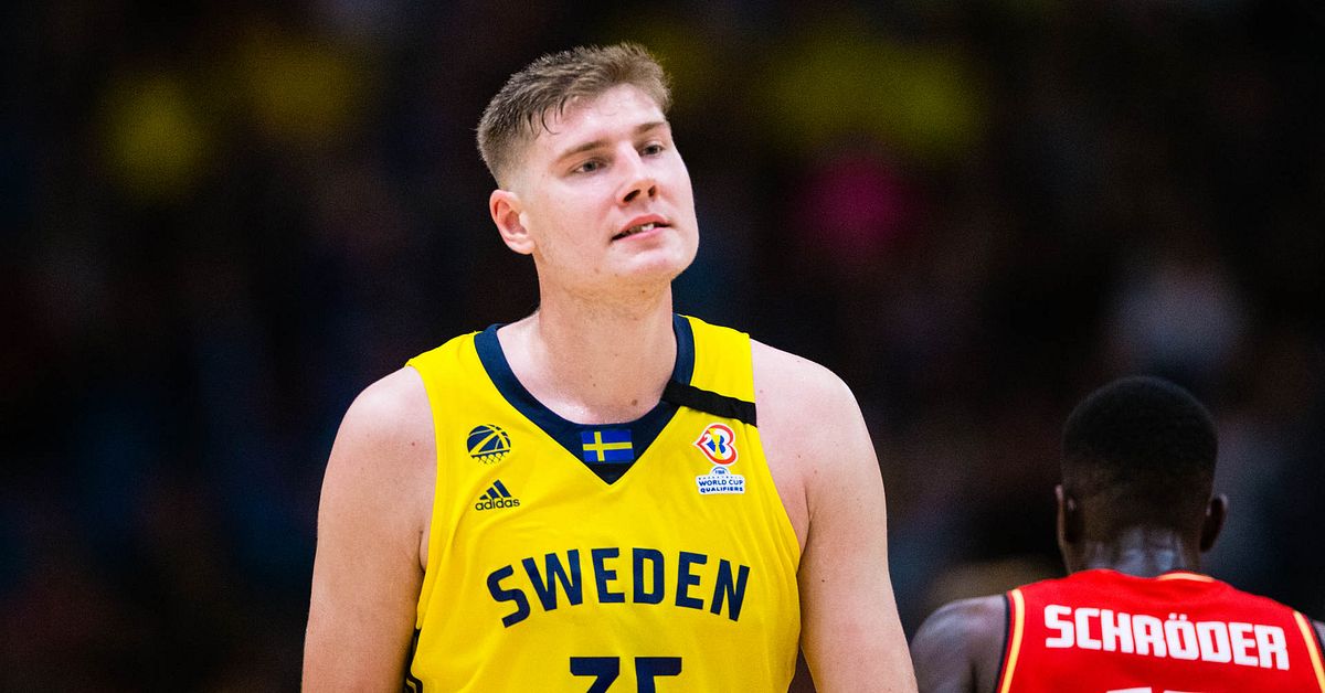 Basket Ludvig Håkanson skadad riskerar missa EMkvalet SVT Sport