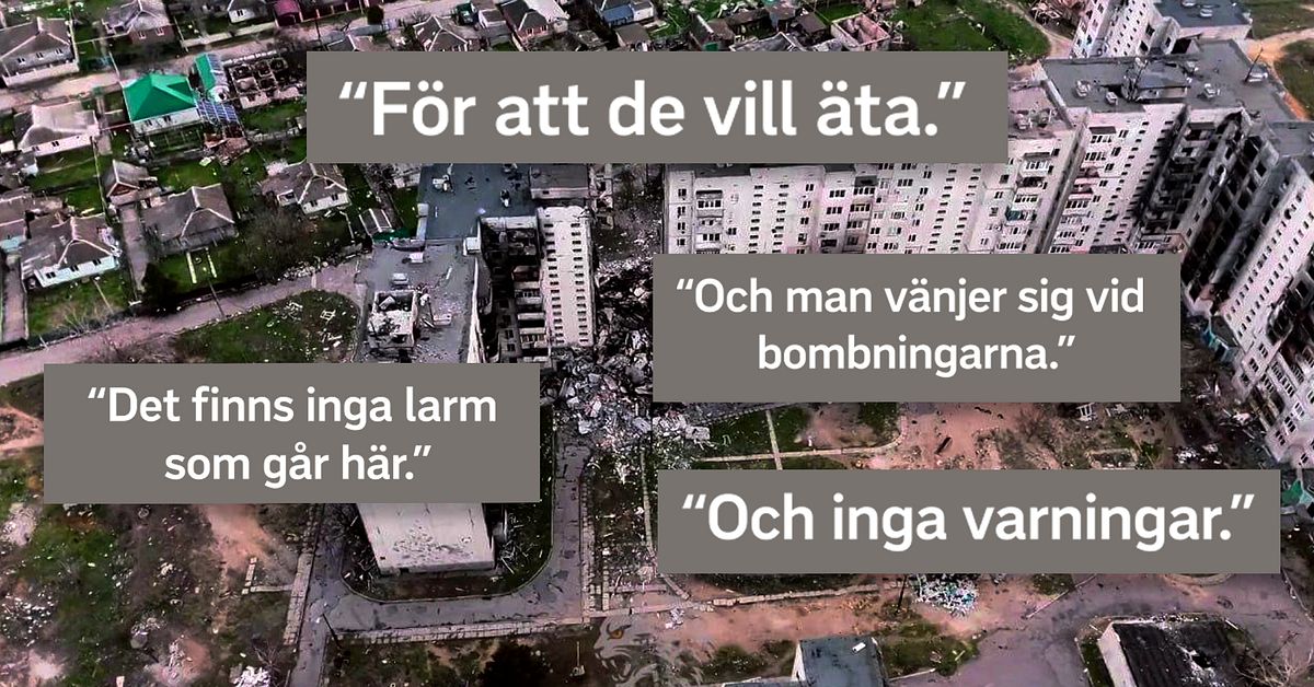 Vittnet fr&aring;n den sv&auml;ltande byn: &rdquo;Maratonlopp p&aring; minerad v&auml;g&rdquo;