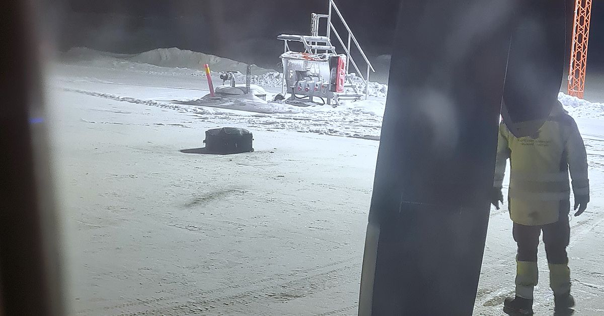 Väska exploderade och stoppade flyg i Gällivare