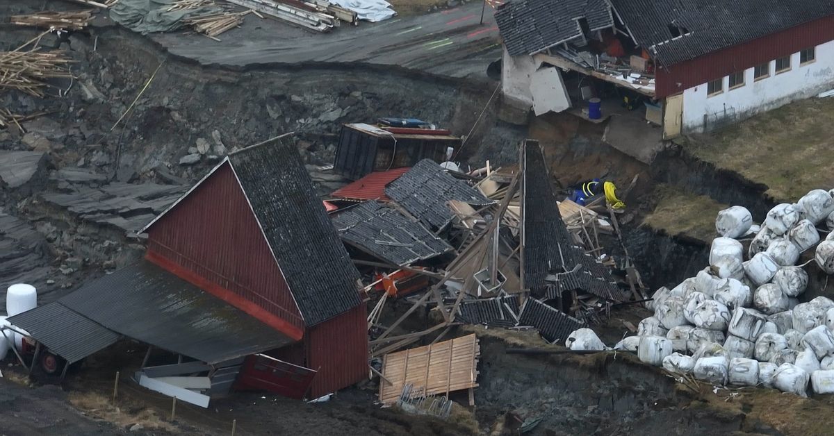 Skred p&aring; Hisingen &ndash; se f&ouml;r&ouml;delsen och f&ouml;rst&ouml;rda ladug&aring;rden