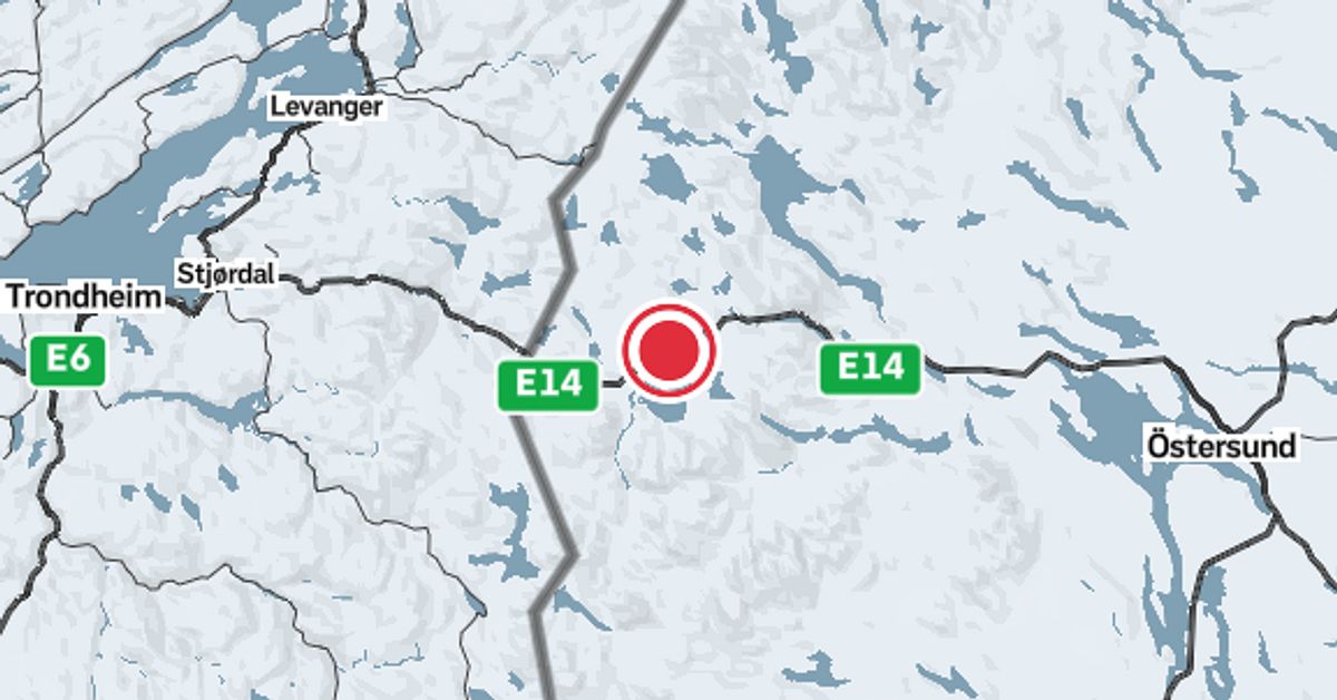 Frontalkrock p&aring; E14 utanf&ouml;r &Aring;nn &ndash; en person d&ouml;d