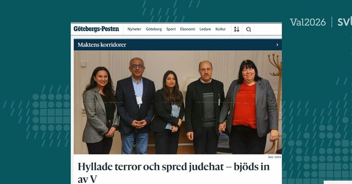 Uttryckte hat mot judar och hyllade terrorism &ndash; bj&ouml;ds in av V till riksdagen