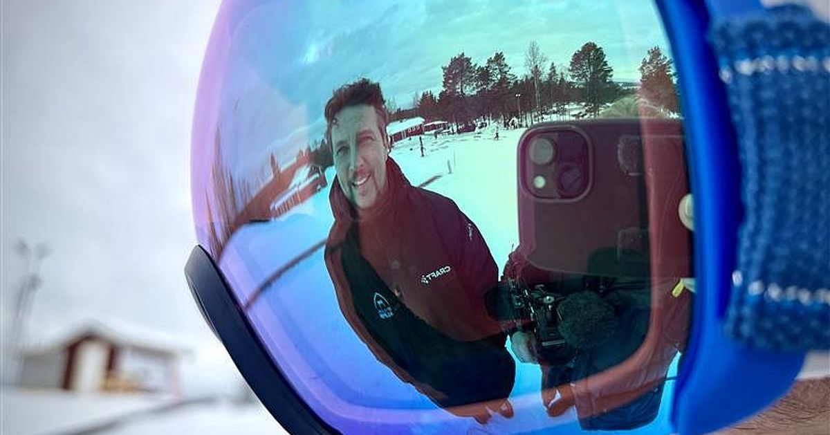 Skidvolontären Mikael: ”Jag får gåshud!” | SVT Nyheter