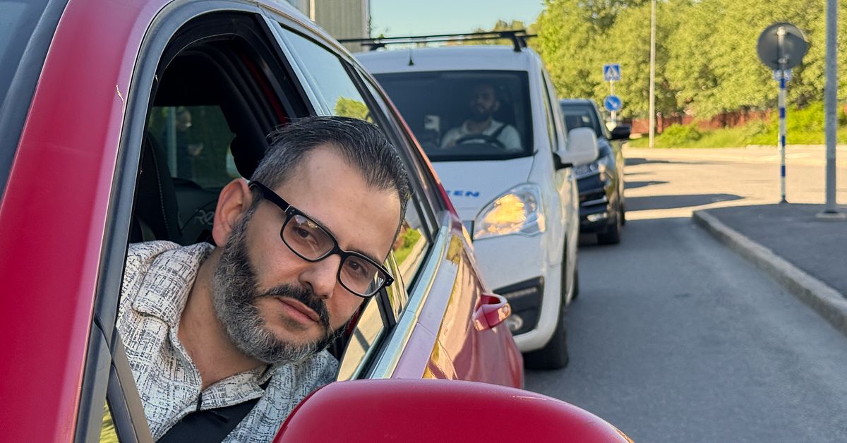 Pappa Saif pressas av kökaoset på Mälarbron